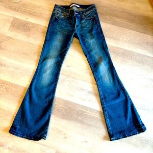 Standards and Practices Flare Jeans from Free People. Low Rise Long Length Sz 7